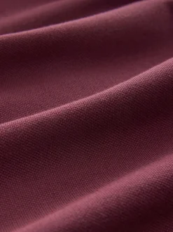 Next - Polo coupe classique à manches courtes et liserés Rouge bordeaux Online