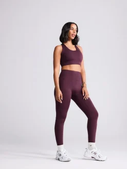 Next Rouge bordeaux - Soutien-gorge de sport Active Cross Back Hot