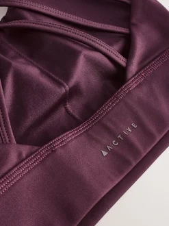 Next Rouge bordeaux - Soutien-gorge de sport Active Cross Back Hot