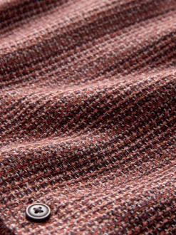 Next Rouge bordeaux - Surchemise texturée Veste-chemise New