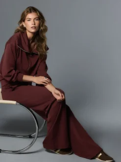 Next Rouge bordeaux - Survêtement en jersey haut de gamme Outlet