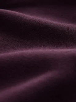 Next Rouge bordeaux - Sweat à capuche zippé en jersey épais riche en coton Hot