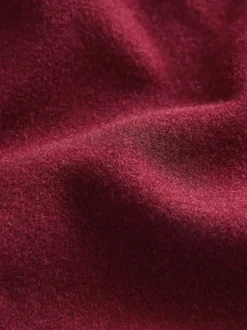 Next Rouge bordeaux - Veste brossée à col Outlet