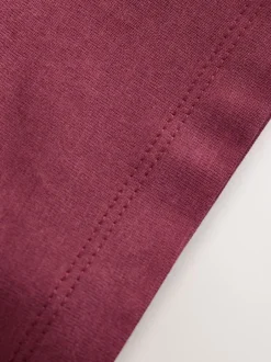 Next - T-shirt brodé Manches courtes Stag 4 Pack (3-16ans) Rouge bordeaux/blanc Best