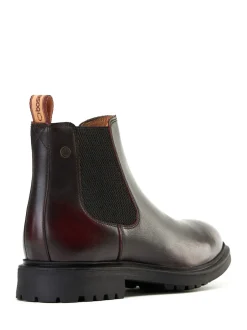 Base London Rouge Bordo - Bottines Roebuck Chelsea Sale
