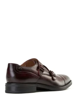 Base London Rouge Bordo - Chaussure Taper Monk Best