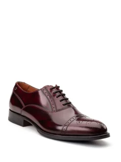 Base London Rouge Bordo - Chaussures richelieu Franklin à embout Best
