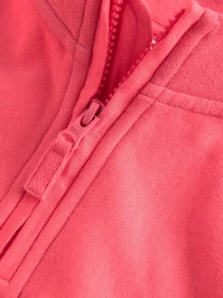 Next - Sweat-shirt à col zippé (3mois-7ans) Rouge corail Discount