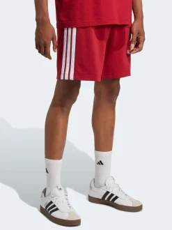 adidas - Essentiel 3-Court en éponge Rayure Rouge foncé Online
