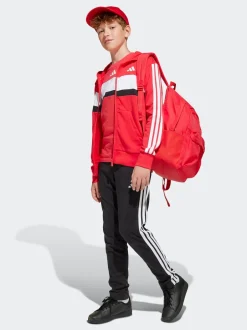 adidas - Sac à dos Classic 3 Bar Logo Rouge foncé Hot