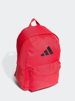 adidas - Sac à dos Classic 3 Bar Logo Rouge foncé Hot