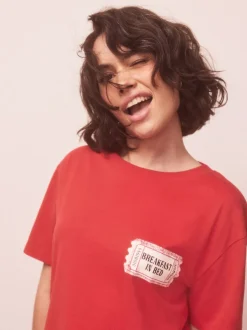 Next - Pyjama à manches courtes Rouge graphique Online