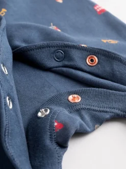 Next Rouge motif ours - Combinaisons de nuit pour bébé 3 Pack (0-2ans) Clearance