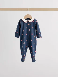 Next Rouge motif ours - Combinaisons de nuit pour bébé 3 Pack (0-2ans) Clearance