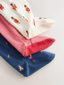 Next Rouge motif ours - Combinaisons de nuit pour bébé 3 Pack (0-2ans) Clearance