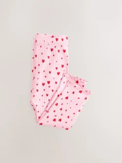 Next Rouge Nœud/ Cœur - Lot de 3 pyjamas Snuggle (9mois-16ans) Sale