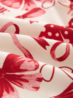 Next Rouge Nœud/ Cœur - Lot de 3 pyjamas Snuggle (9mois-16ans) Sale