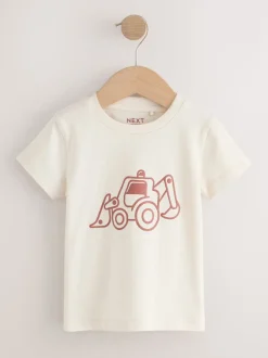 Next Rouge rouille - Ensemble surchemise et T-shirt en velours côtelé à capuche 2 Pièces (3mois-7ans) New
