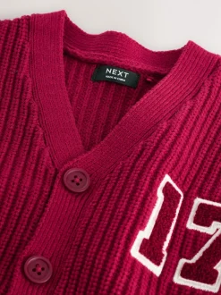 Next - Character Cardigan (3mths-7yrs) Rouge Varsity