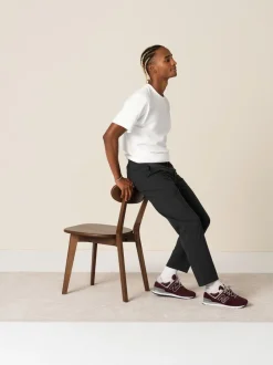 New Balance - Mens 574 Trainers Rouge/Blanc Discount