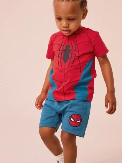 Next Rouge/Bleu - Ensemble t-shirt et short Spider-Man (3mois-8ans) New