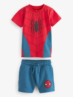Next Rouge/Bleu - Ensemble t-shirt et short Spider-Man (3mois-8ans) New