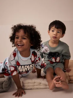 Next Rouge/Bleu Spidey - Pyjama court 3 Pack (12mois-10ans) Discount