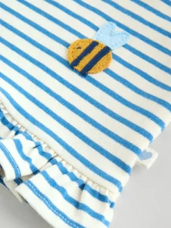 Next - Ensemble haut à manches longues et leggings 6 pièces (0mois-3ans) Rouge/Bleu/Crème Clearance