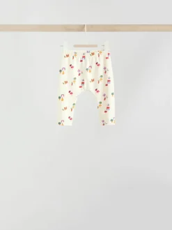 Next - Ensemble haut à manches longues et leggings 6 pièces (0mois-3ans) Rouge/Bleu/Crème Clearance