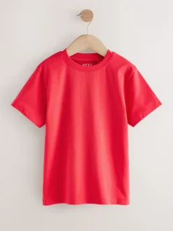 Next - Lot de 4 t-shirts à manches courtes (3-16 ans) Rouge/bleu/marine/neutre Outlet