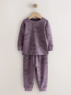 Next Rouge/bleu/violet - Lot de 3 pyjamas oversize (9mois à10ans) Hot