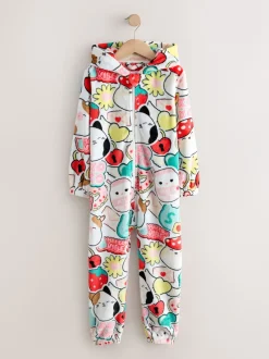 Next Rouge/Ecru - Combinaison en polaire Squishmallow Tout-en-un (6-14ans) Online