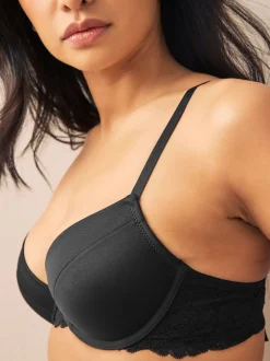 Next Rouge/Noir - Lot de 2 soutiens-gorge T-shirt lissants A-E Online