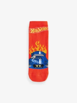 Next Rouge/Noir/Bleu Hot Wheels - Paquet de chaussettes en coton riche 3 Online