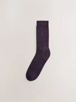Next Rouge/Orange/Bleu - Lot de chaussettes épaisses brodées 10 Discount