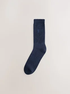 Next Rouge/Orange/Bleu - Lot de chaussettes épaisses brodées 10 Discount