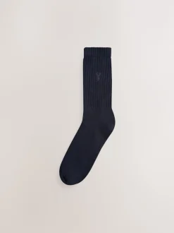 Next Rouge/Orange/Bleu - Lot de chaussettes épaisses brodées 10 Discount