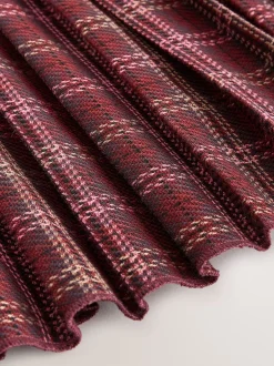 Next Rouge/Rose À carreaux - Jupe courte plissée à enfiler Online