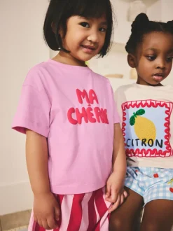 Next Rouge/rose Ma Cherie - Pyjama court 3 Pack (9mois-16ans) Hot