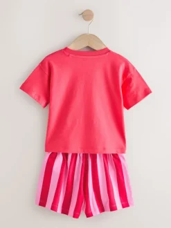 Next Rouge/rose Ma Cherie - Pyjama court 3 Pack (9mois-16ans) Hot