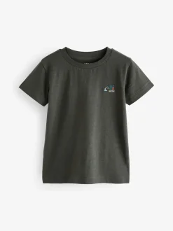 Next - T-shirt Manches courtes 5 Pack (3mois-7ans) Rouge/vert Online