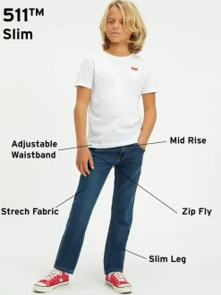 Levi's Rushmore - Kids 511™ Coupe ajustée Jeans Clearance