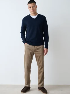 Next sable - Pantalons Motionflex extensibles en velours côtelé Online