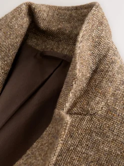 Next sable - Veste de Costume décontractée en laine Blend