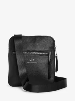 Armani Exchange Sac à bandoulière noir Discount