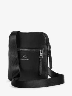 Armani Exchange Sac à bandoulière noir Discount