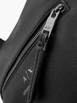 Armani Exchange Sac à bandoulière noir Discount