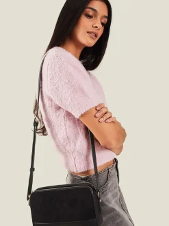 Accessorize Sac à bandoulière classique en en suédine Best