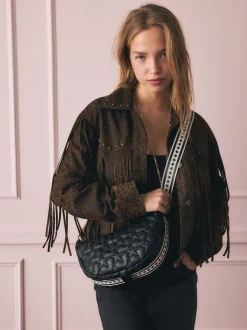 Rockett St George Sac à bandoulière matelassé avec sangle en étoile New