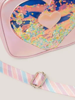 Monsoon Sac à bandoulière cœur confetti